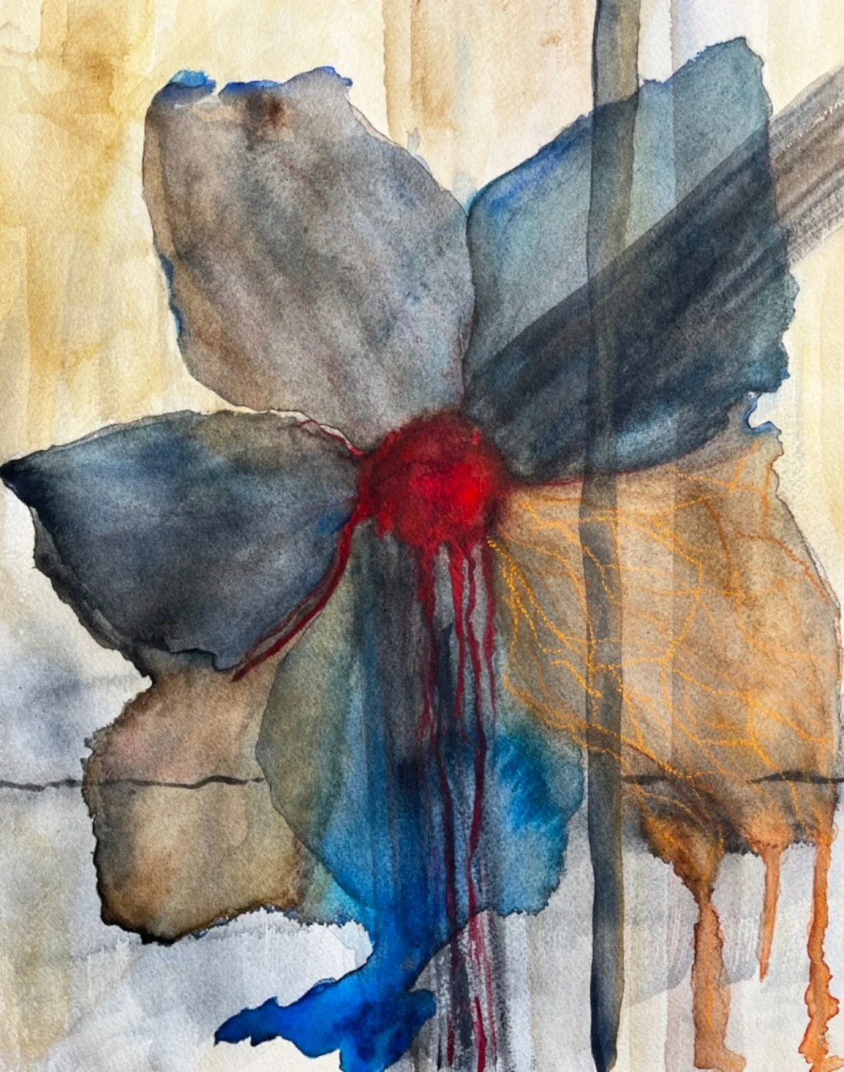 Rupture
2025
Watercolor and pastel on paper
36 x 28 cm
Available