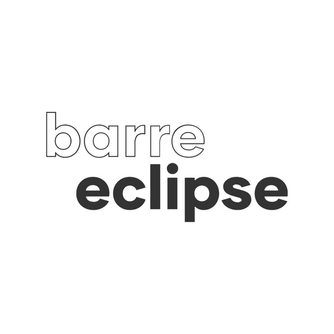 Text graphic that reads "barrE eclipse" in varying font sizes and styles.