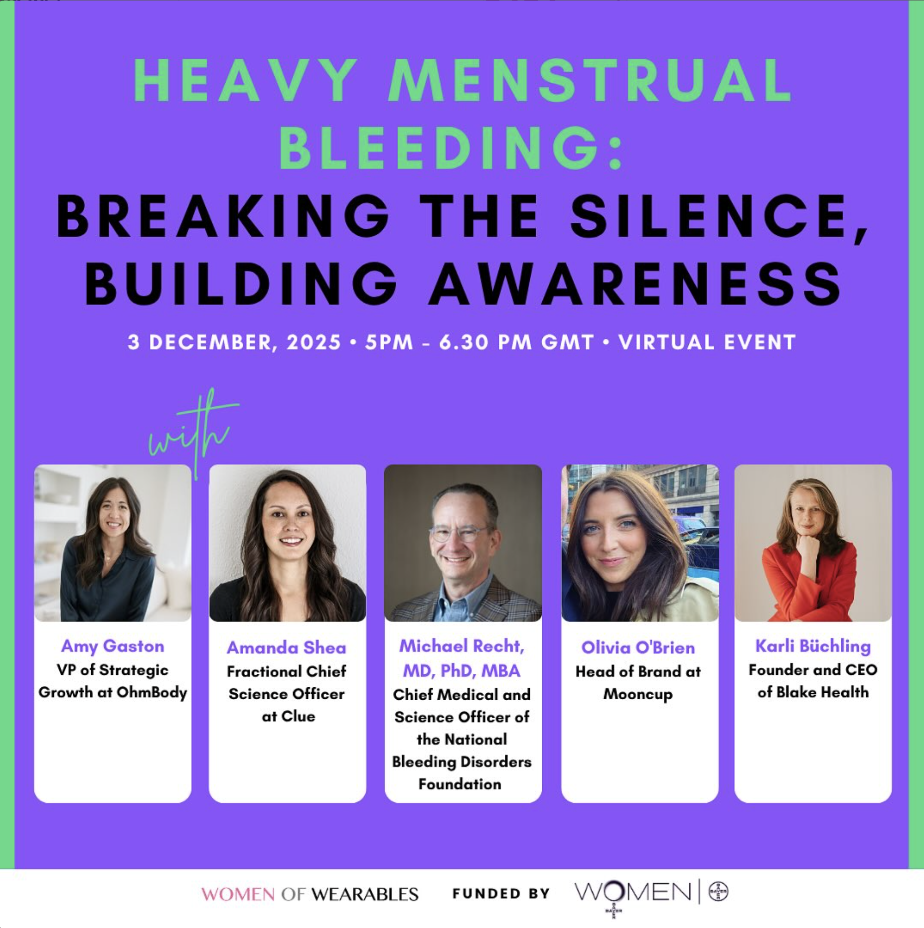 Heavy Menstrual Bleeding: Breaking the Silence, Building Awareness 