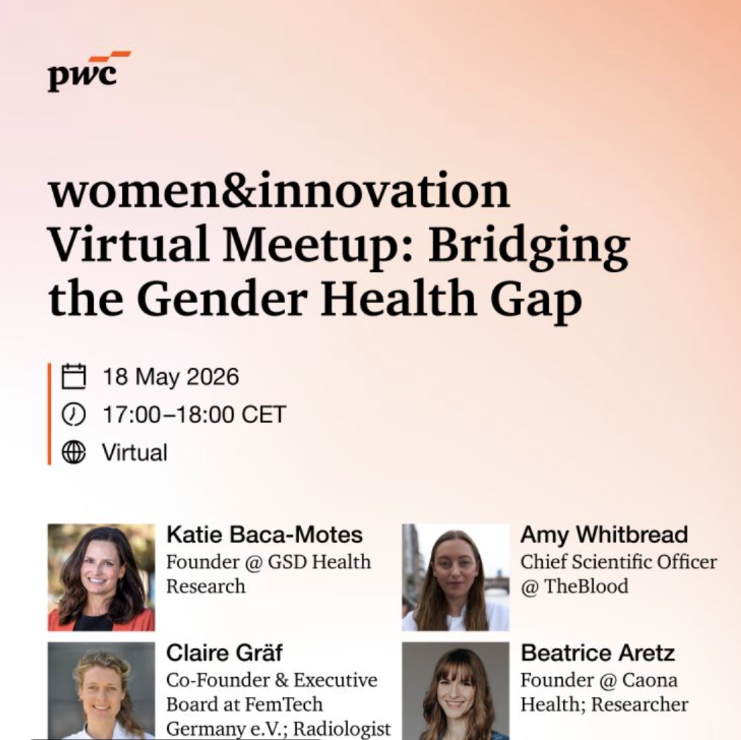 Women&Innovation Virtual Meetup – Bridging the Gender Health Gap