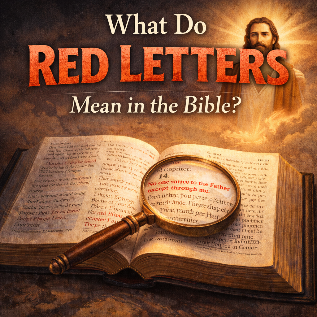 What Do Red Letters Mean in the Bible?