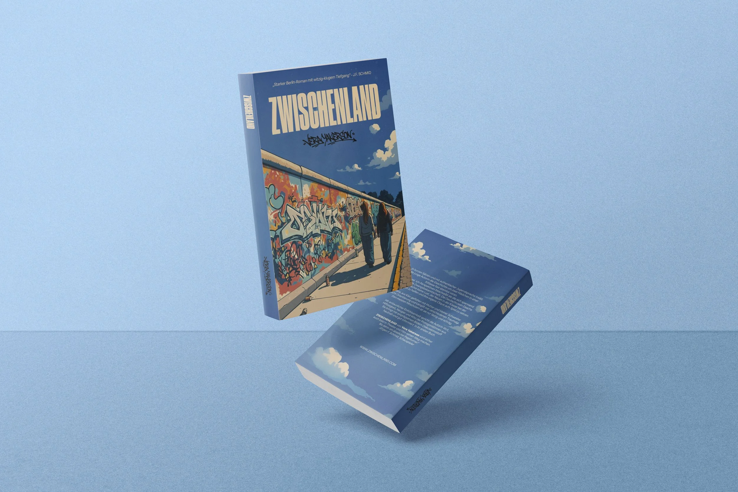 Jugendroman Zwischenland, Hardcover