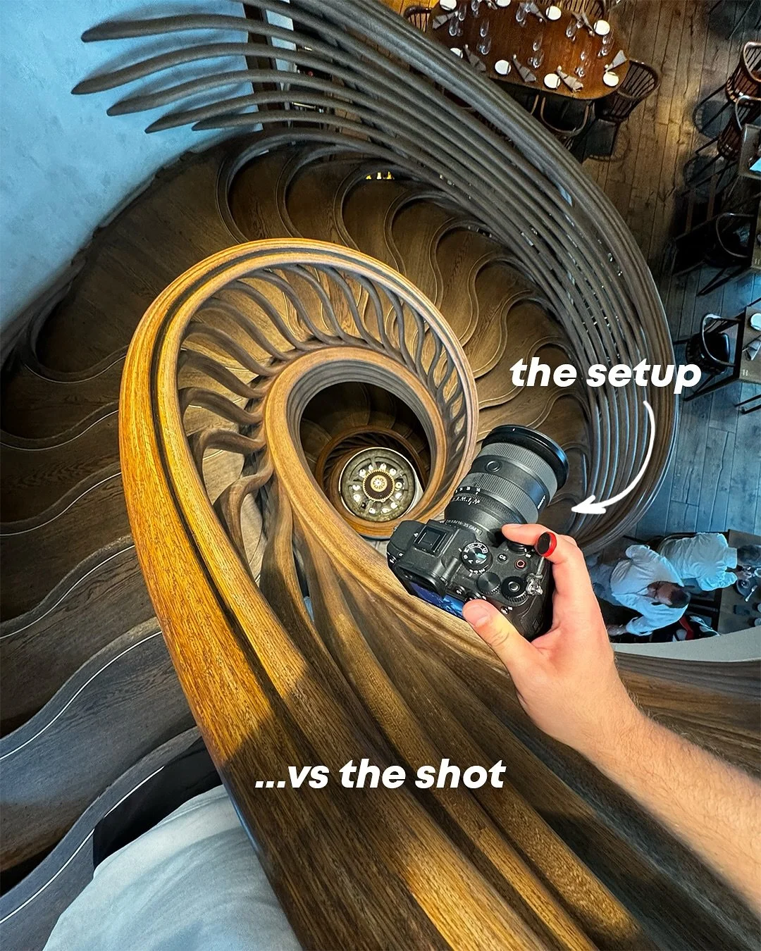 A quick behind the scenes look to some photos I’ve taken recently to compare the setup vs the final image! 
💬 Comment the word ‘GUIDE’ and I’ll DM you a link to download my London Photo Guide with over 120 locations around t