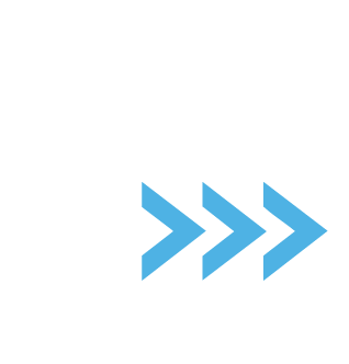 Three blue arrows pointing to the right on a black background.