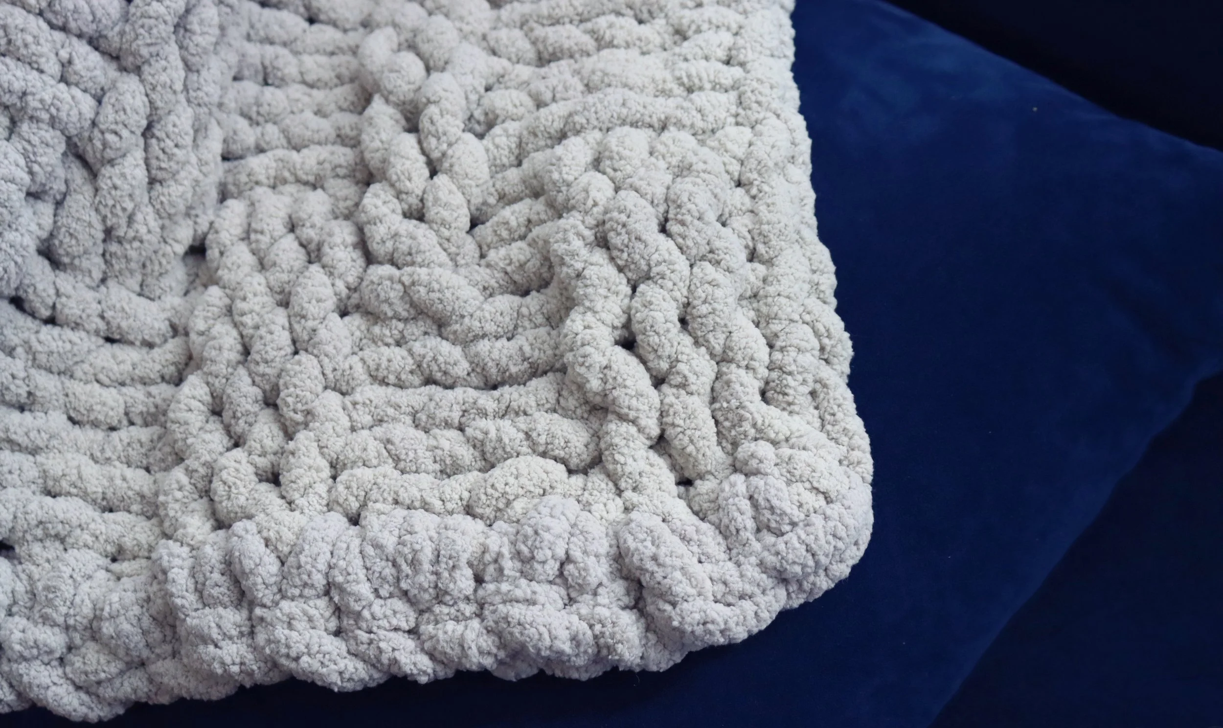 DKD Baby Blanket Sage Basekt Weave Edges.jpg