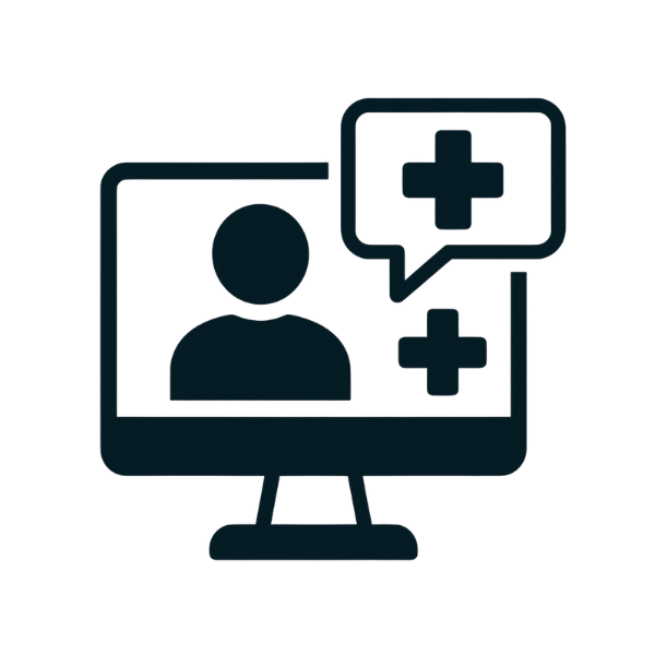 Open laptop on a wooden desk with decorative items including gold bookends, a small potted plant, a geometric decor piece, and a white wall in the background.