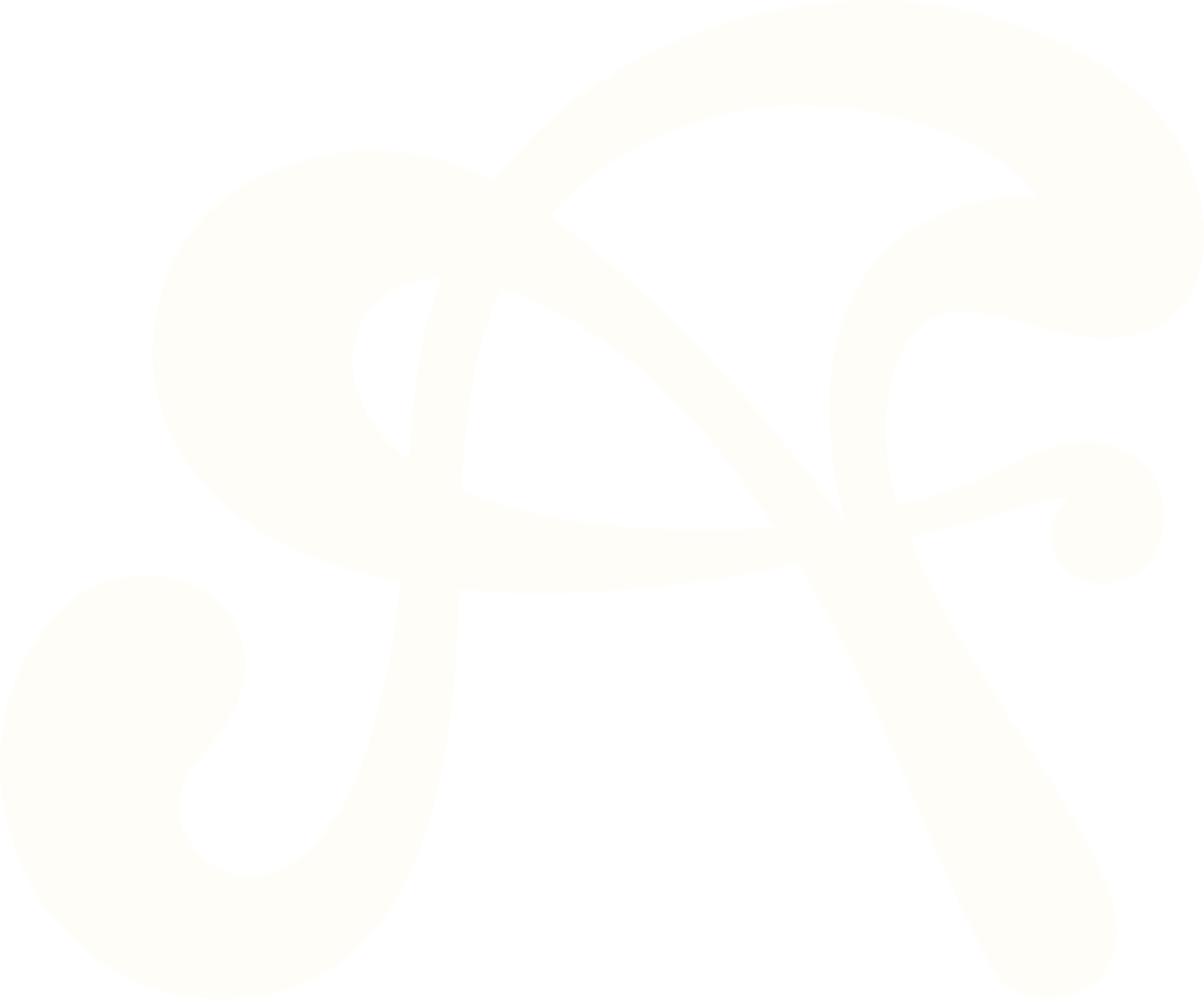 Black and white graphic of a stylized monkey face with exaggerated features and abstract lines.