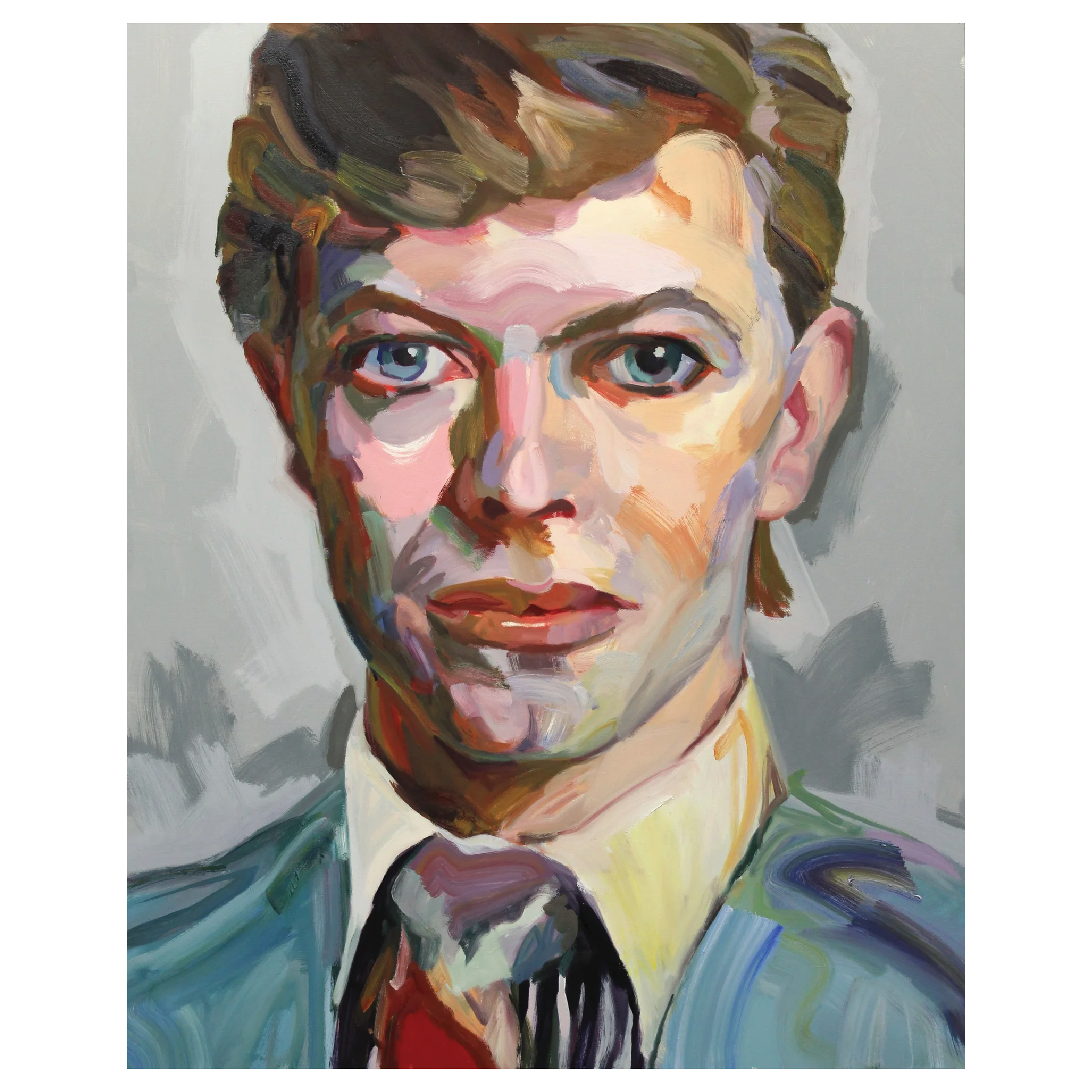 Jo Hay, David Bowie Painting, Portrait