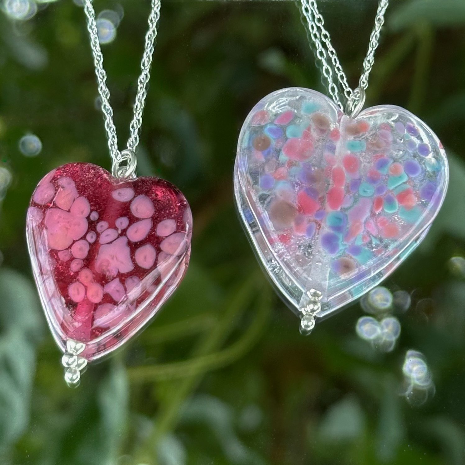 Confetti Heart Pendant