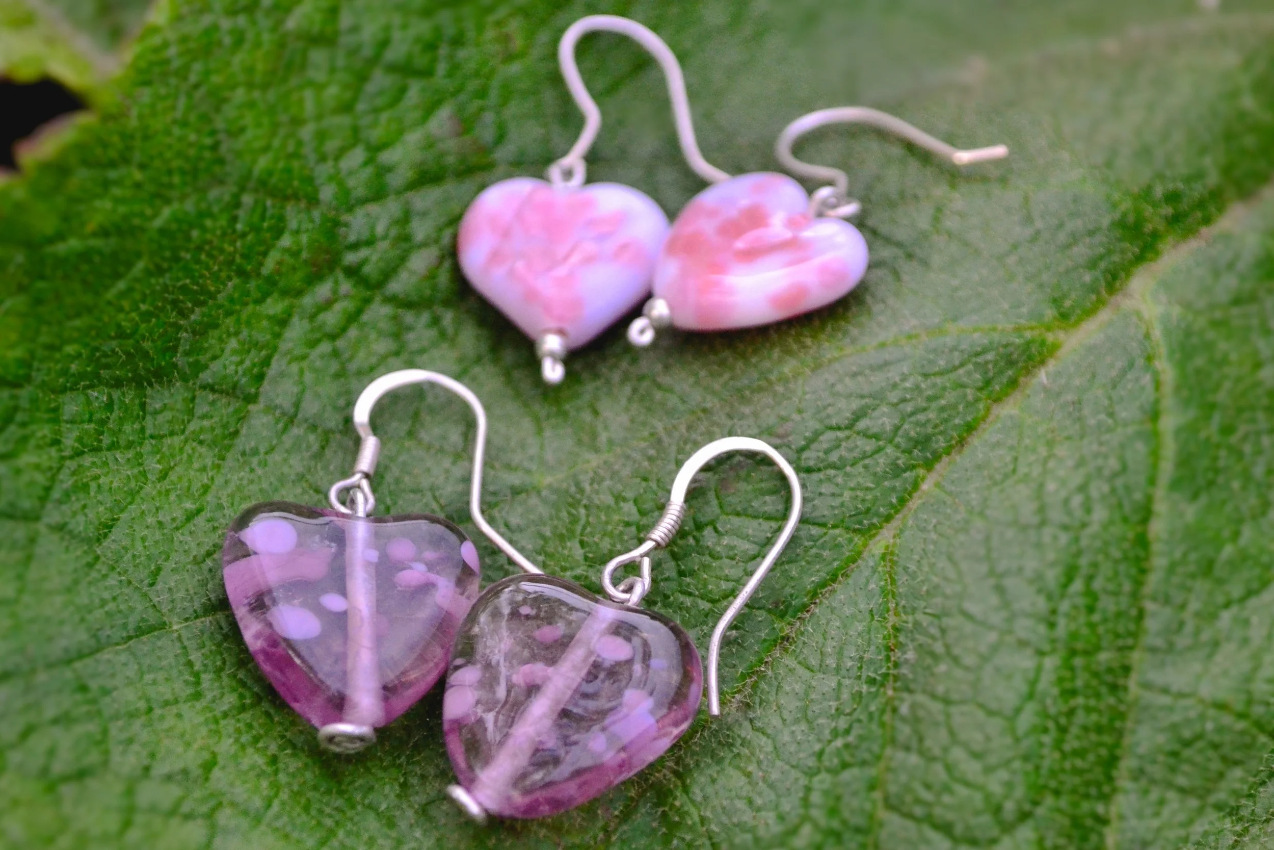Confetti Heart Earrings