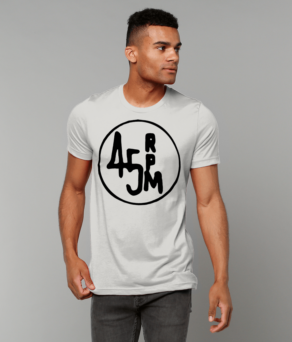 bloodsweatandtees | 45 RPM Selectors Choice t-shirt BLACK/Silver_model