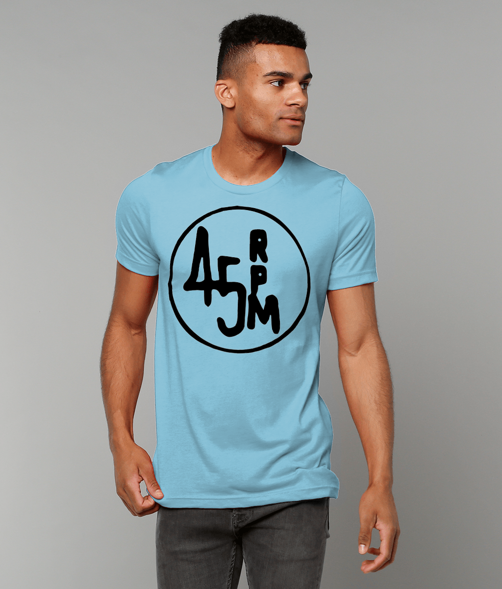 bloodsweatandtees | 45 RPM Selectors Choice t-shirt BLK/Ocean_model