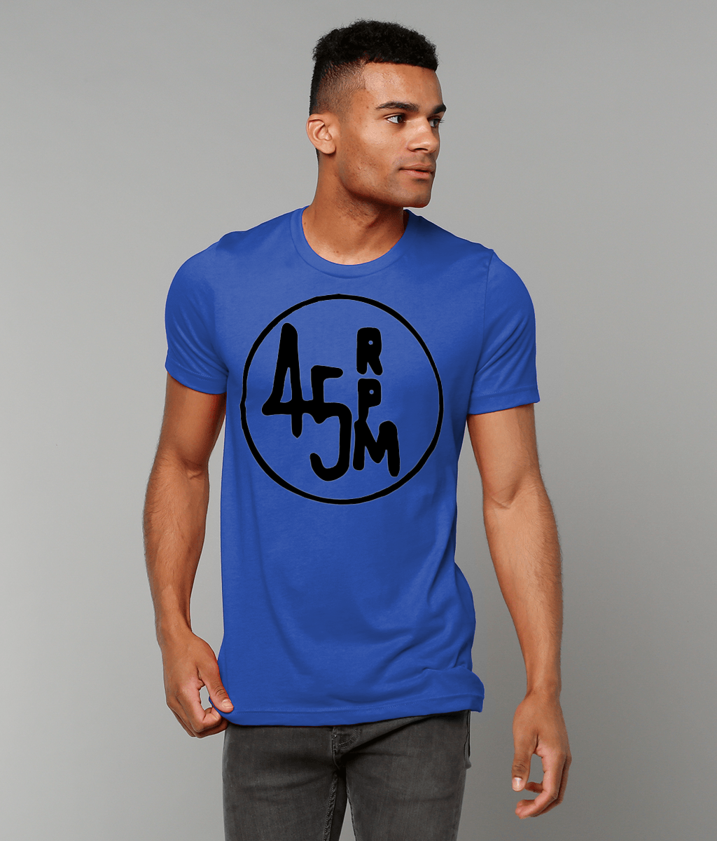 bloodsweatandtees | 45 RPM Selectors Choice t-shirt BLK/Royal_model