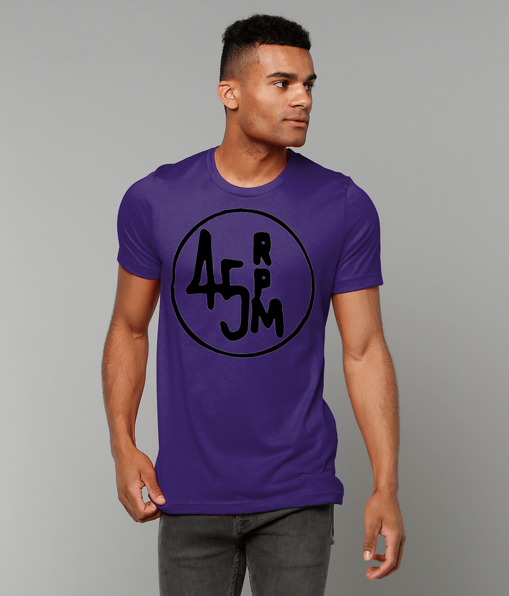 bloodsweatandtees | 45 RPM Selectors Choice t-shirt BLK/Purple_model