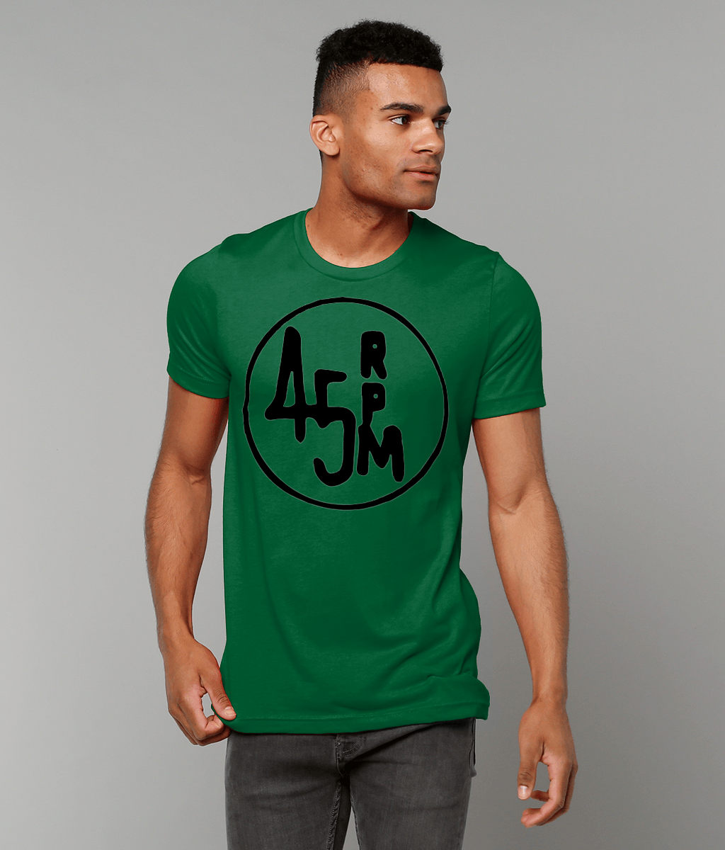 bloodsweatandtees | 45 RPM Selectors Choice t-shirt BLK/EverGreen_model