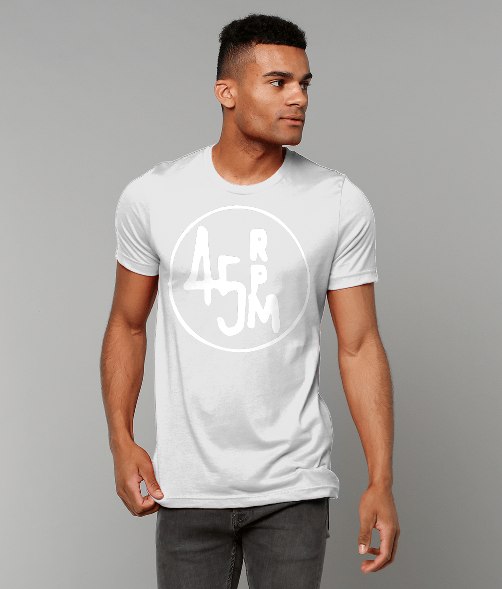 bloodsweatandtees | 45 RPM Selectors Choice t-shirt BLUE/Ash_model