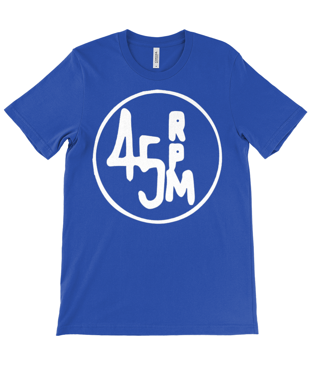 bloodsweatandtees | 45 RPM Selectors Choice t-shirt WHITE/Royal_Blue