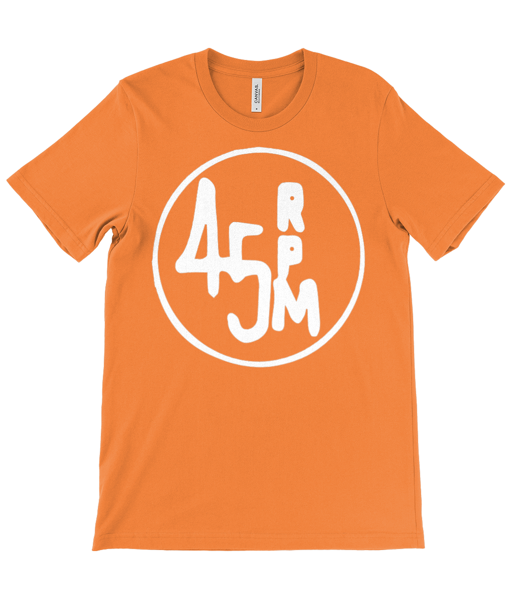 bloodsweatandtees | 45 RPM Selectors Choice t-shirt WHITE/Orange
