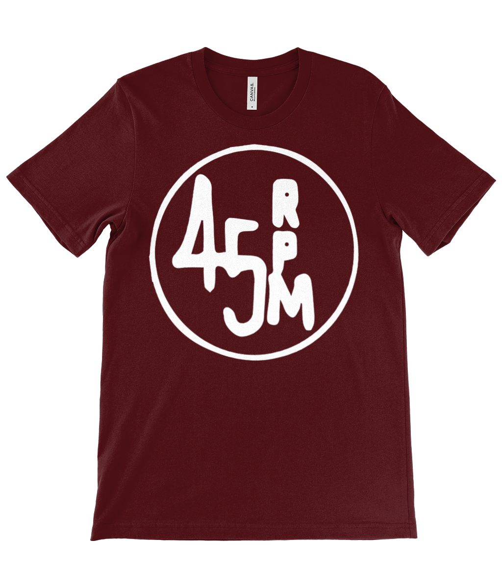 bloodsweatandtees | 45 RPM Selectors Choice t-shirt WHITE/Maroon