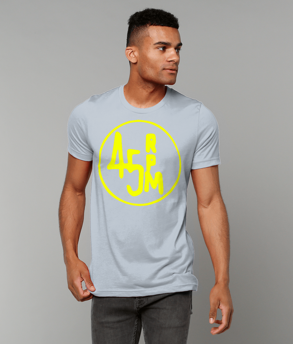 bloodsweatandtees | 45 RPM Selectors Choice t-shirt YLO/Light_blue_model