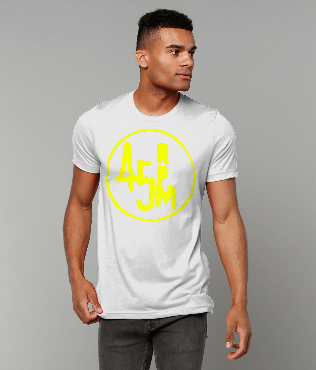 bloodsweatandtees | 45 RPM Selectors Choice t-shirt YLO/Ash_model