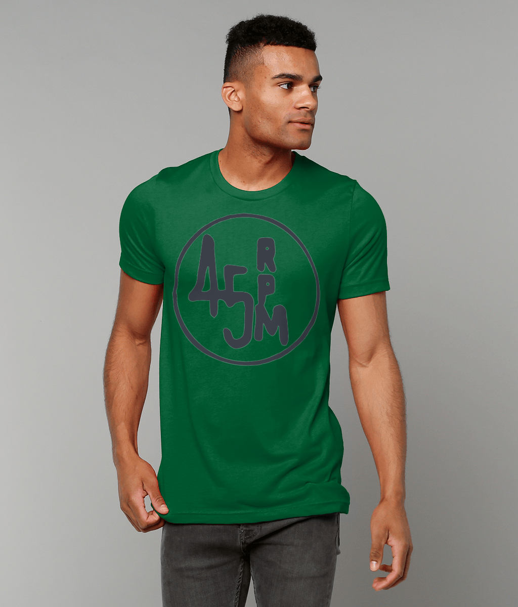 bloodsweatandtees | 45 RPM Selectors Choice t-shirt GREY/Forest_model