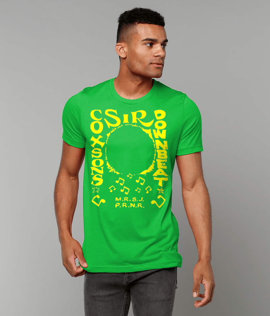 bloodsweatandtees | Sir Coxsons Downbeat t-shirt YLO/Kelly_Green_model
