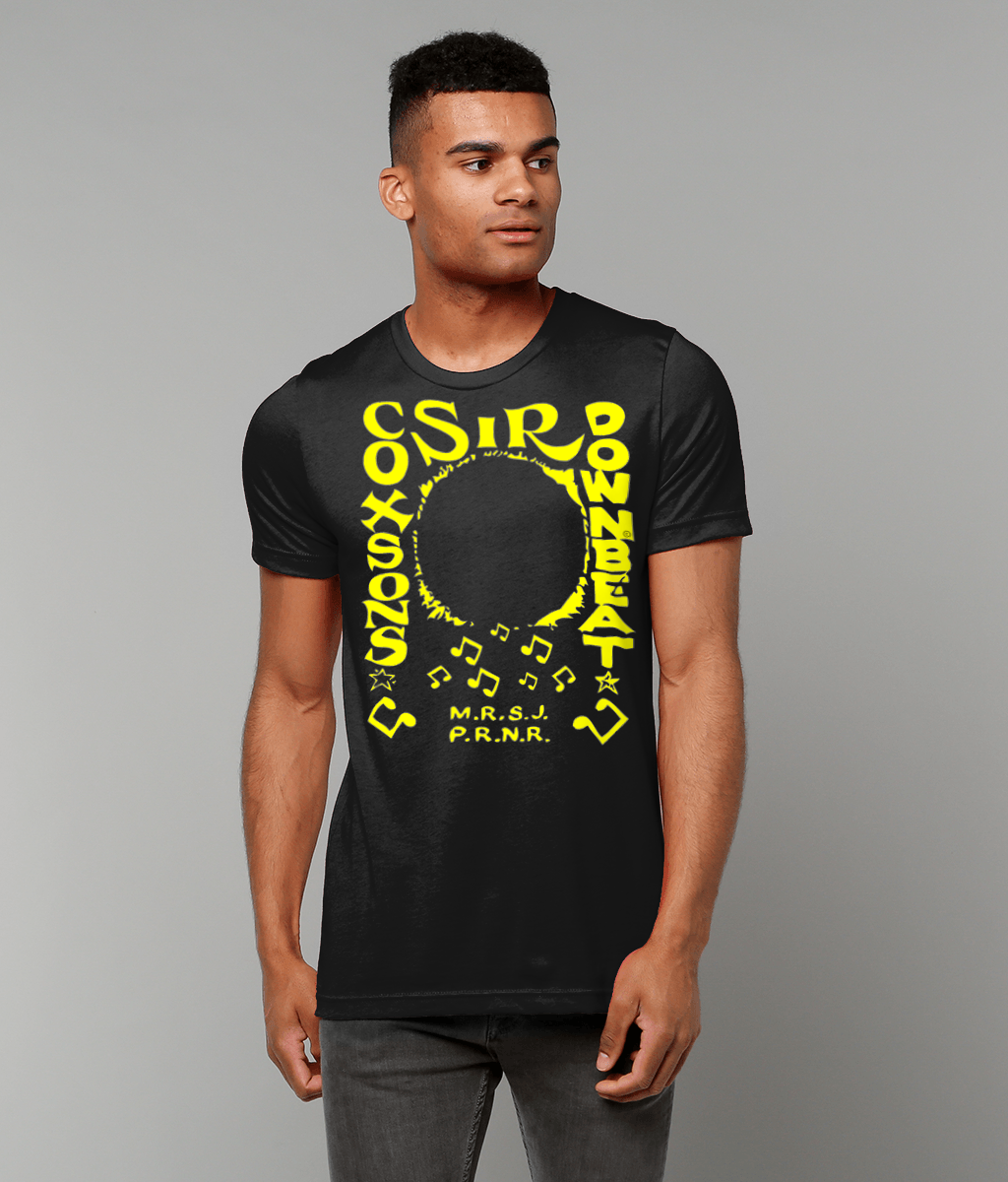 bloodsweatandtees | Sir Coxsons Downbeat t-shirt YLO/Black_model