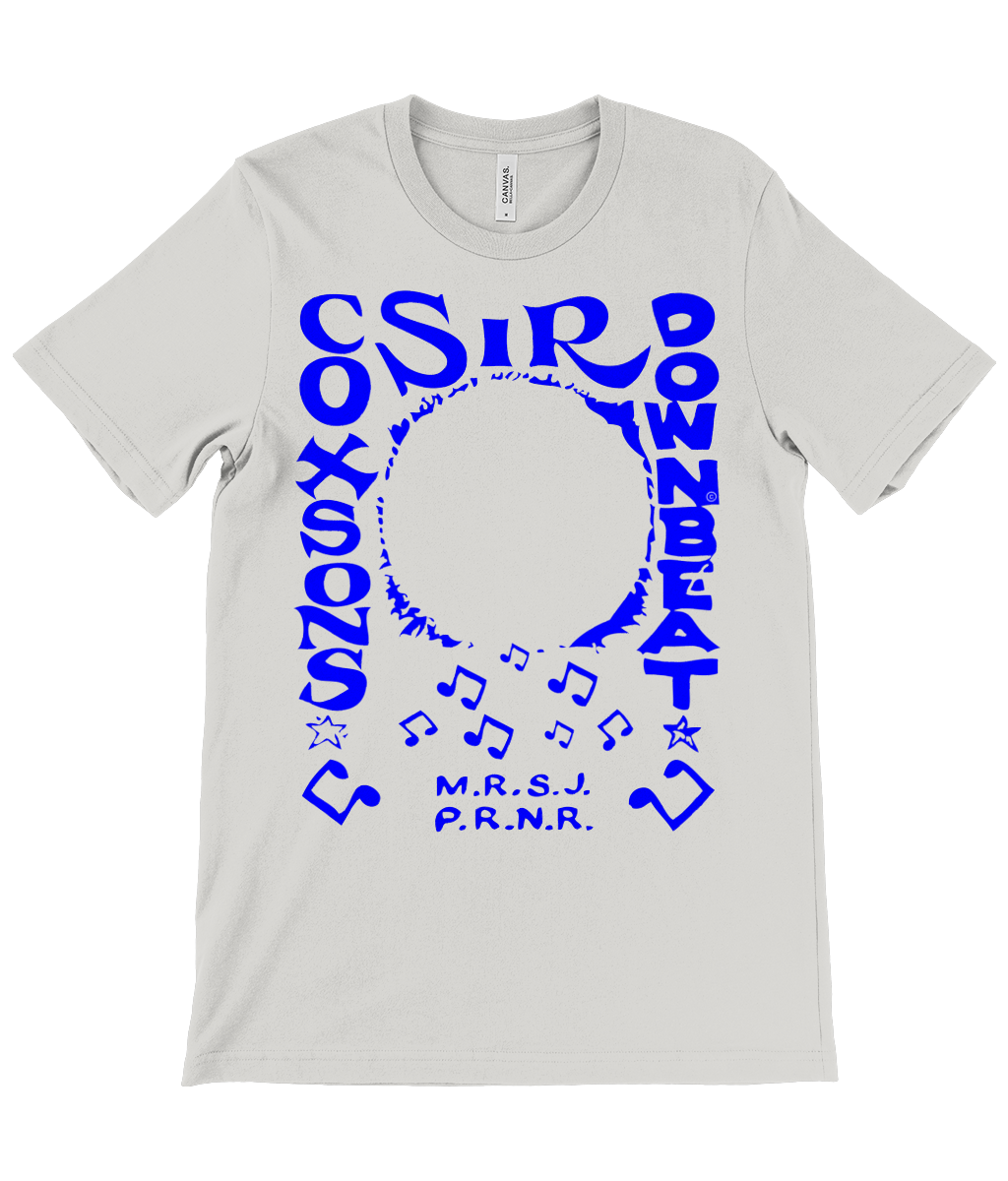 bloodsweatandtees | Sir Coxsons Downbeat t-shirt BLUE/Silver