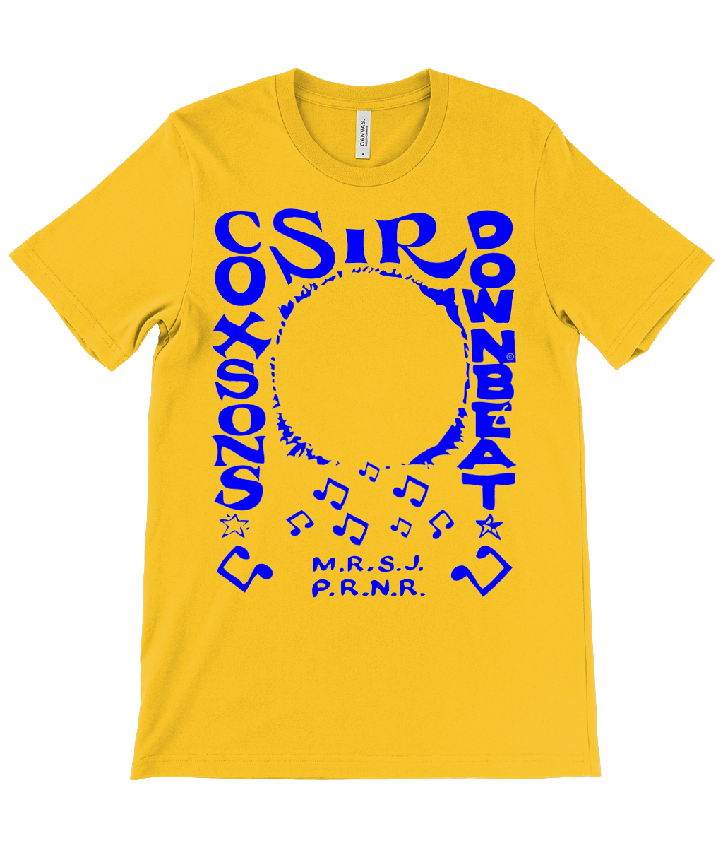 bloodsweatandtees | Sir Coxsons Downbeat t-shirt BLUE/Gold