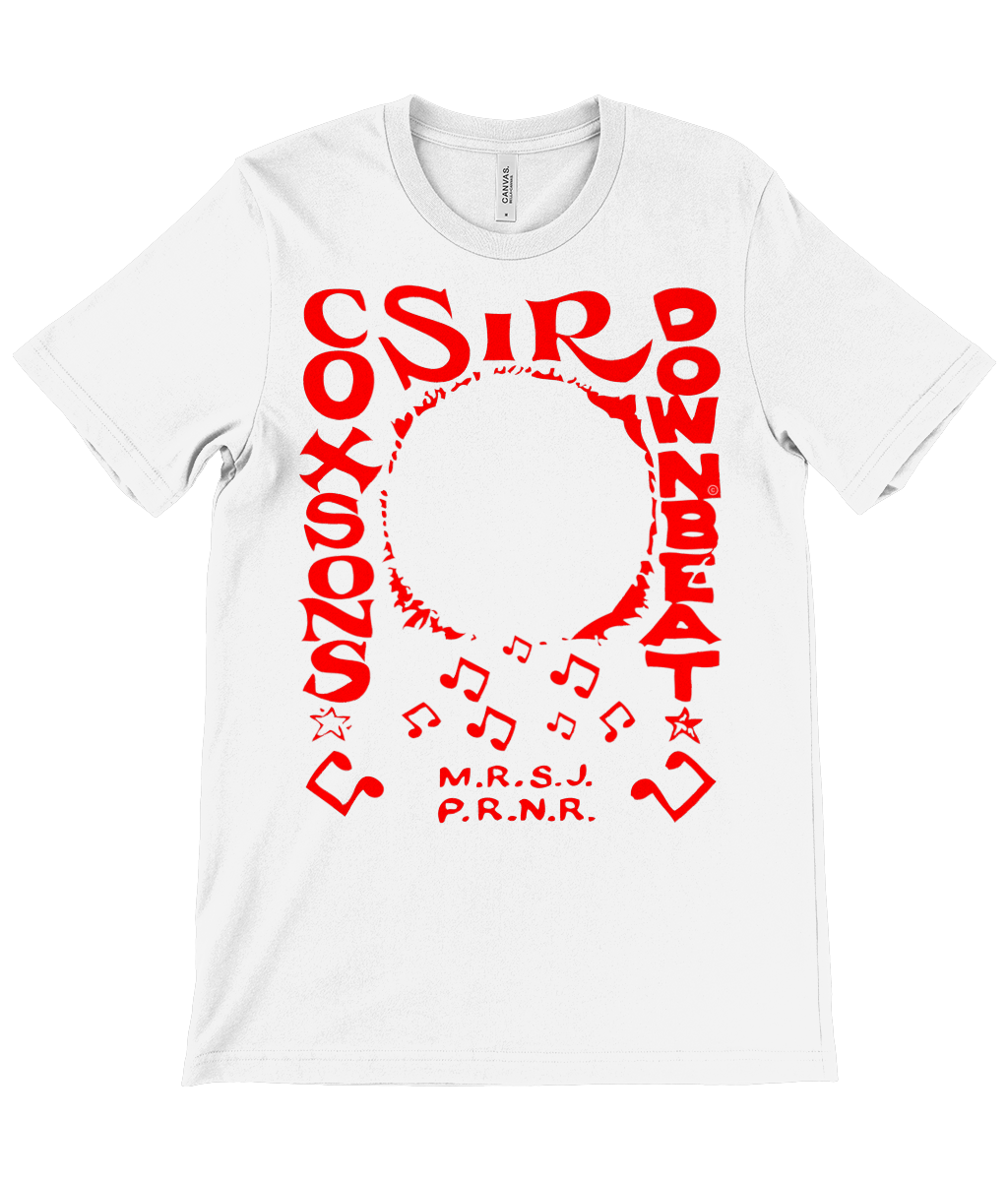 bloodsweatandtees | Sir Coxsons Downbeat t-shirt | White/Red