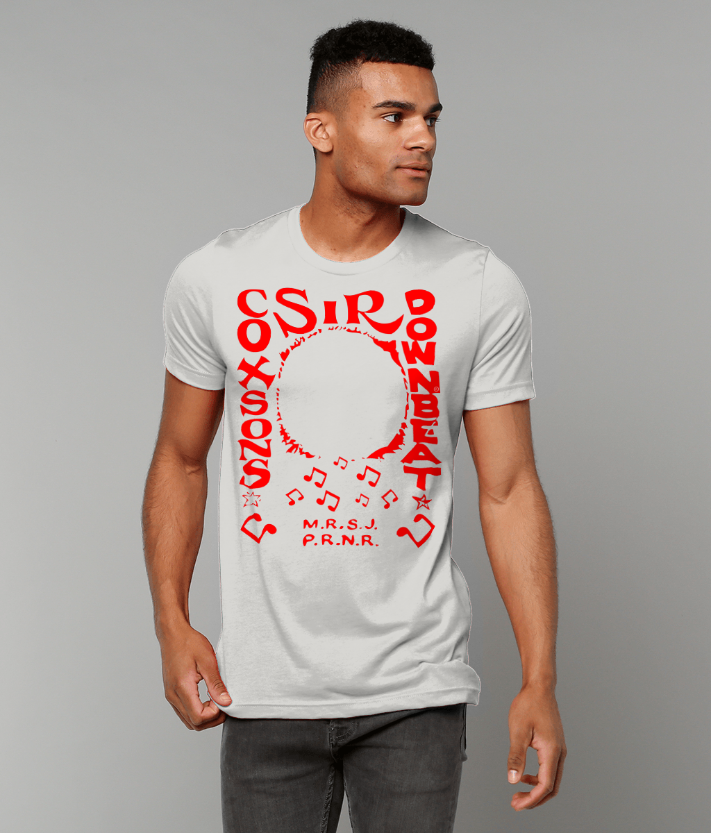 bloodsweatandtees | Sir Coxsons Downbeat t-shirt RED?Silver_model