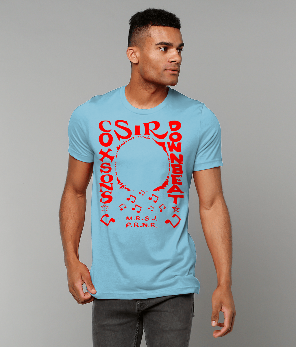 bloodsweatandtees | Sir Coxsons Downbeat t-shirt RED/Ocean_model