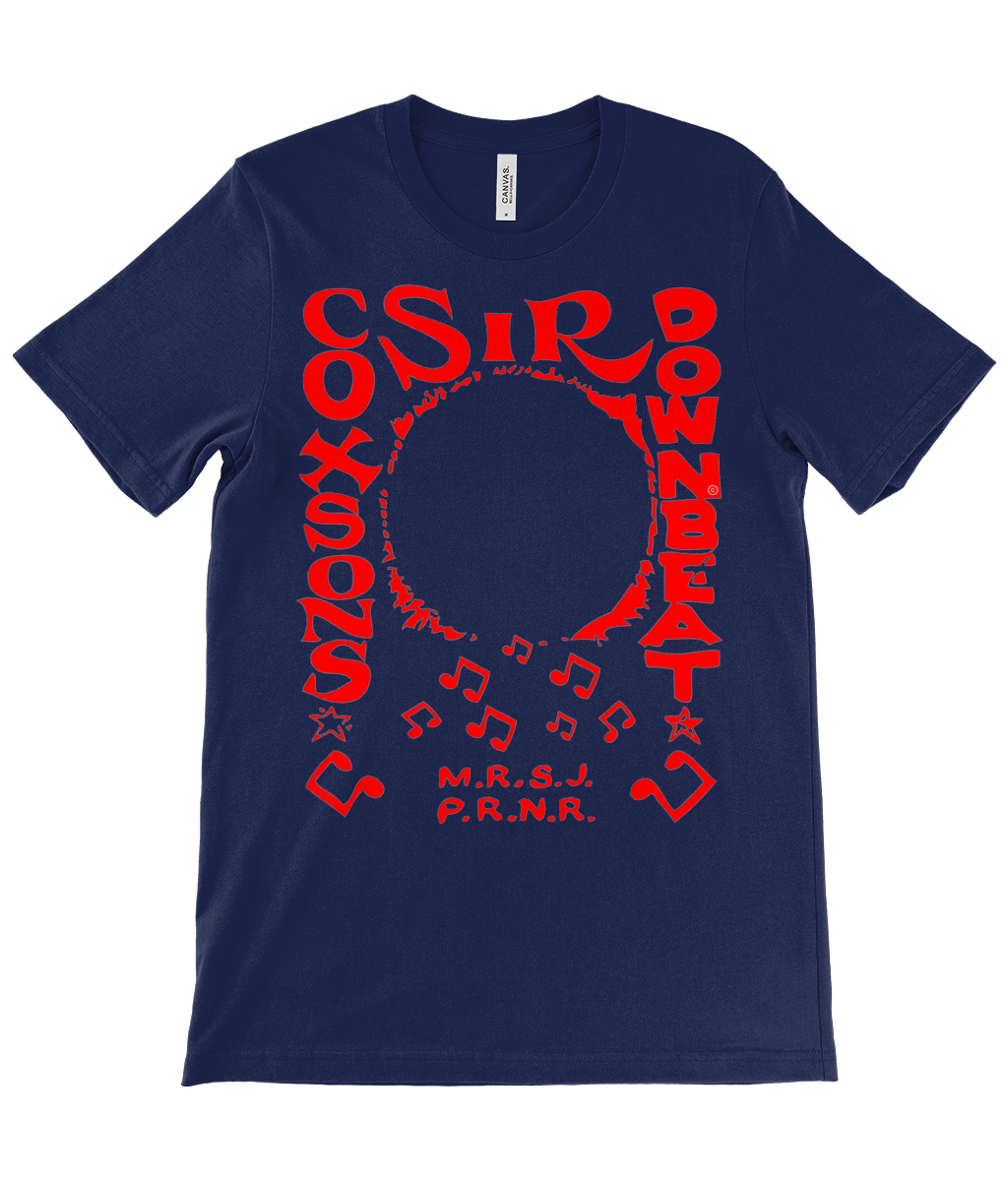 bloodsweatandtees | Sir Coxsons Downbeat t-shirt RED/NavyBlue