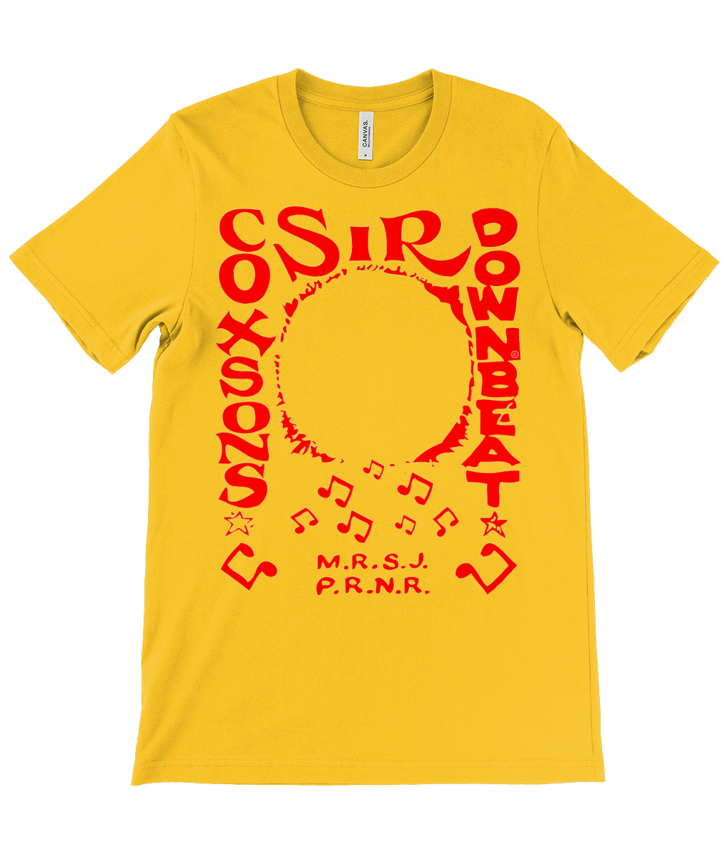 bloodsweatandtees | Sir Coxsons Downbeat t-shirt RED/Gold