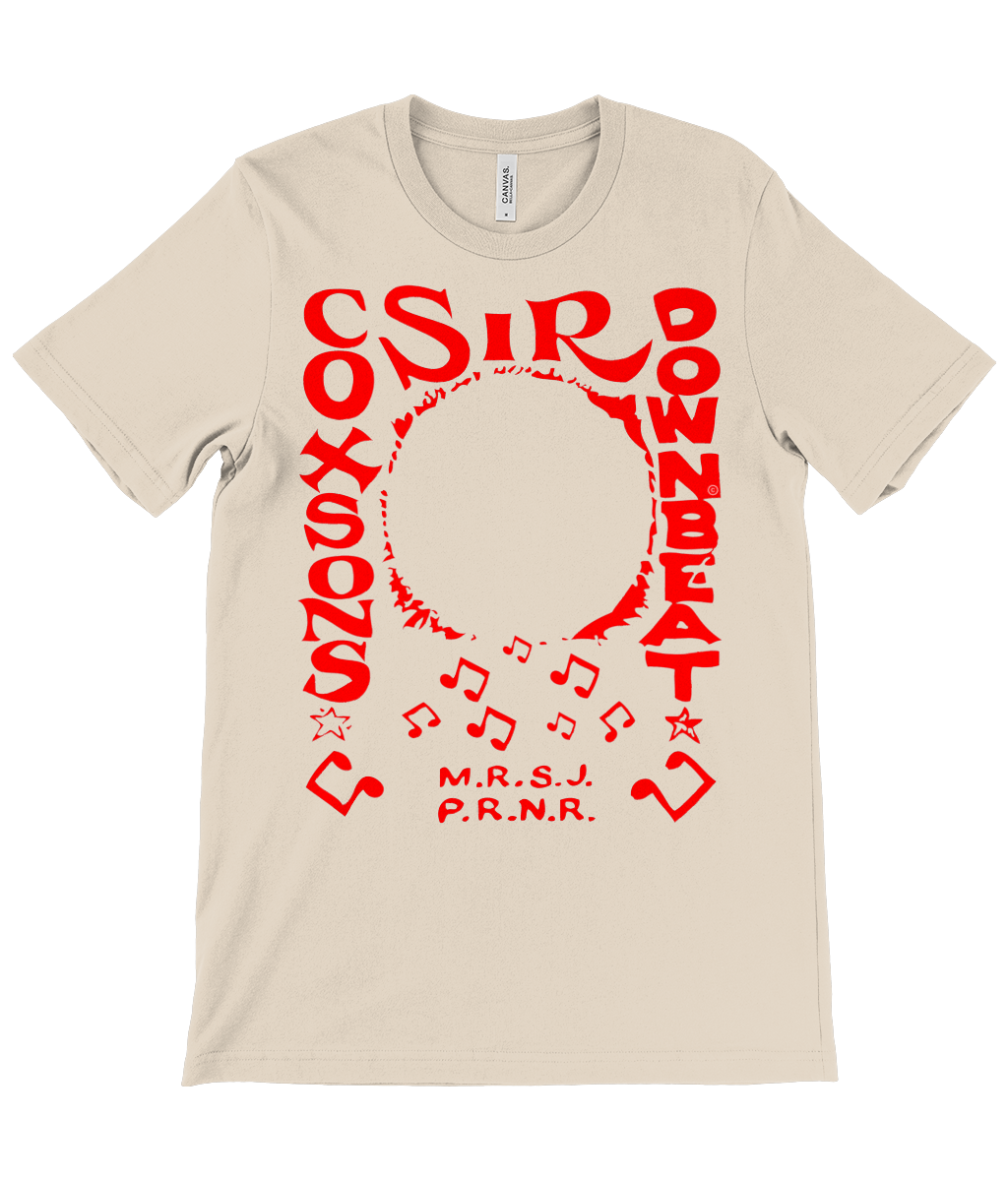bloodsweatandtees | Sir Coxsons Downbeat t-shirt RED/Cream