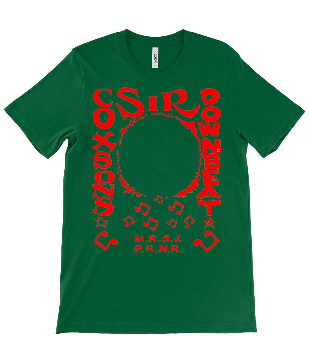 bloodsweatandtees | Sir Coxsons Downbeat t-shirt RED/ForestGreen