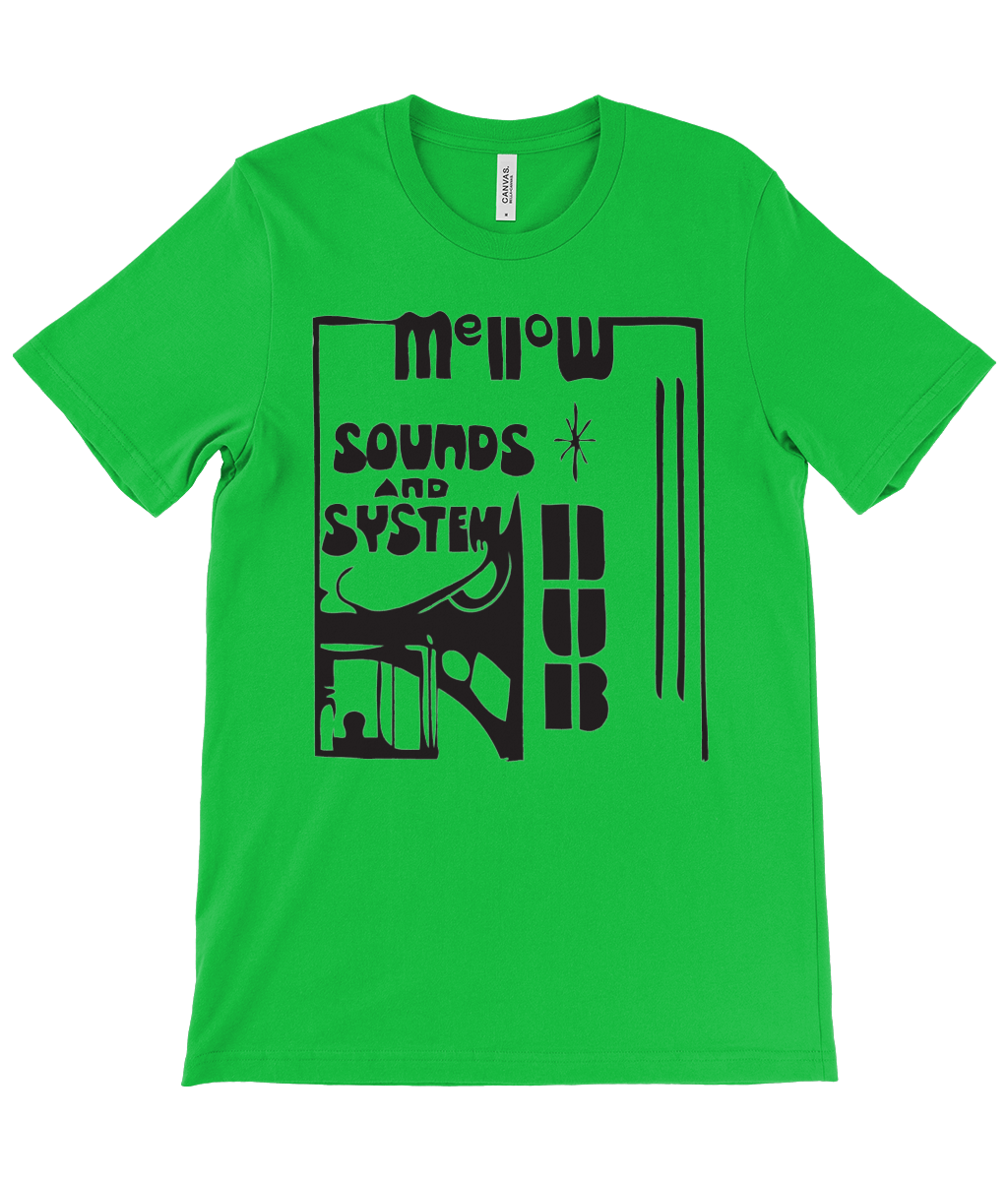 bloodsweatandtees | Mellow Sounds and System Dub t-shirt BLACK/KellyGreen