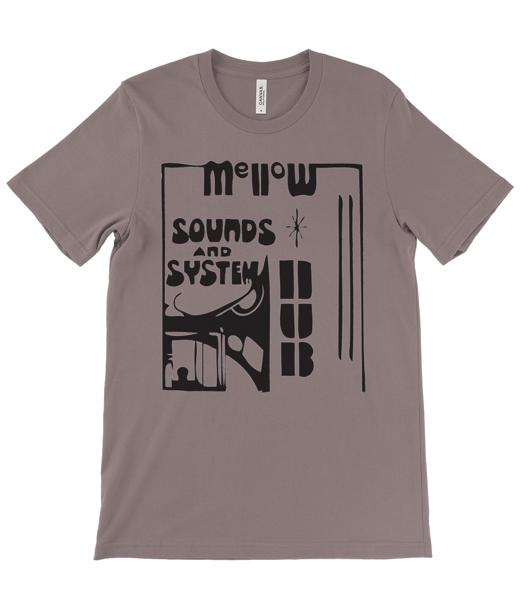 bloodsweatandtees | Mellow Sounds and System Dub t-shirt BLACK/Asphalt