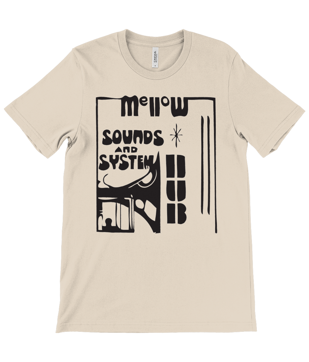 bloodsweatandtees | Mellow Sounds and System Dub t-shirt BLACK/Cream