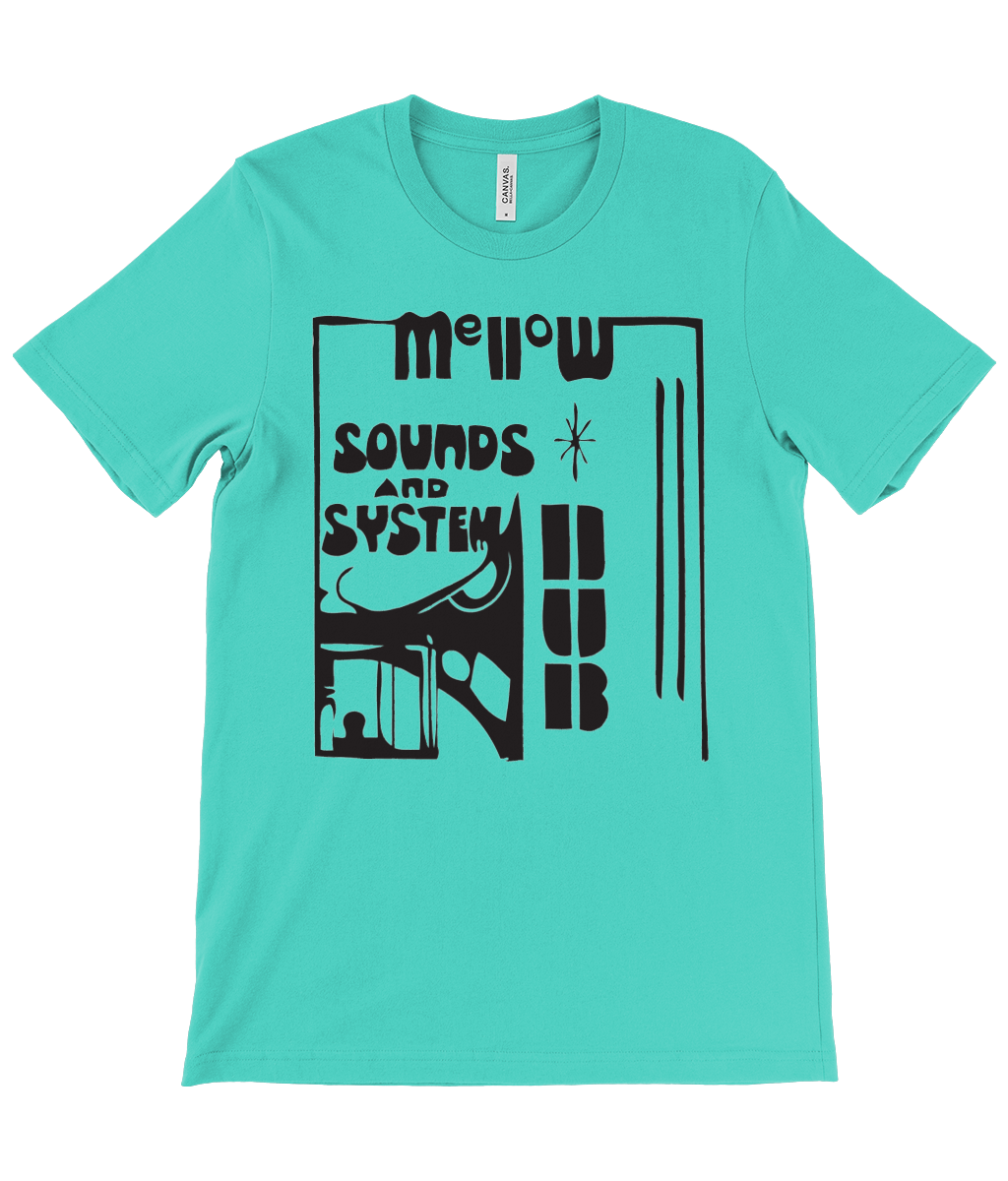 bloodsweatandtees | Mellow Sounds and System Dub t-shirt BLACK/Teal