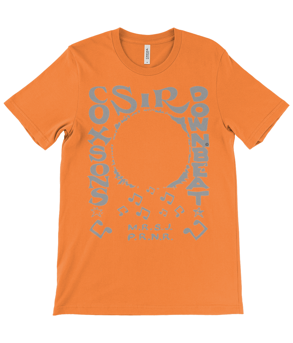 bloodsweatandtees | Sir Coxsons Downbeat t-shirt GREY/Orange