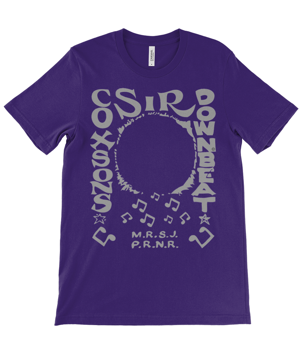 bloodsweatandtees | Sir Coxsons Downbeat t-shirt GREY/Purple
