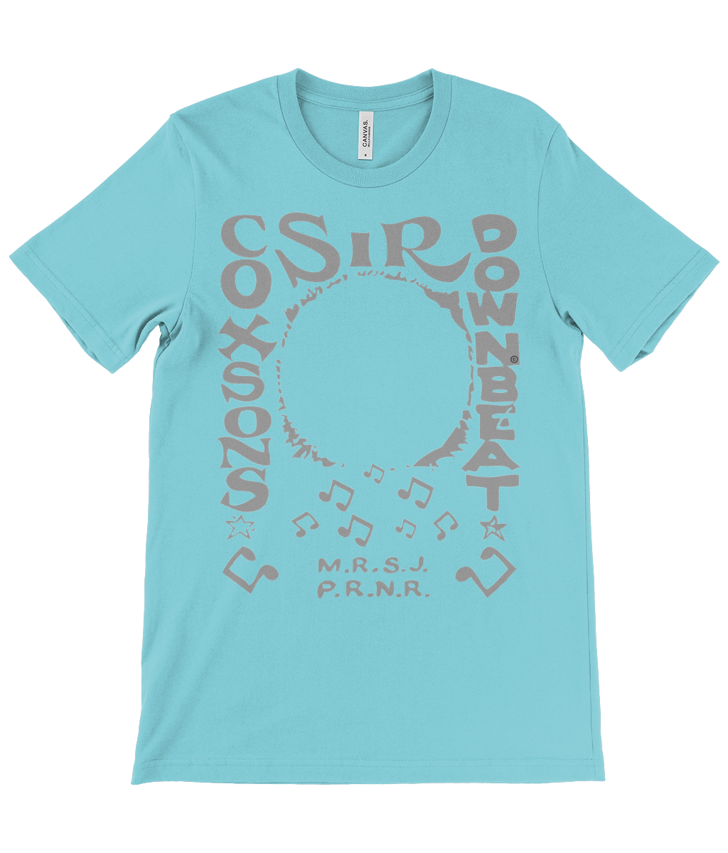 bloodsweatandtees | Sir Coxsons Downbeat t-shirt GREY/Turquoise