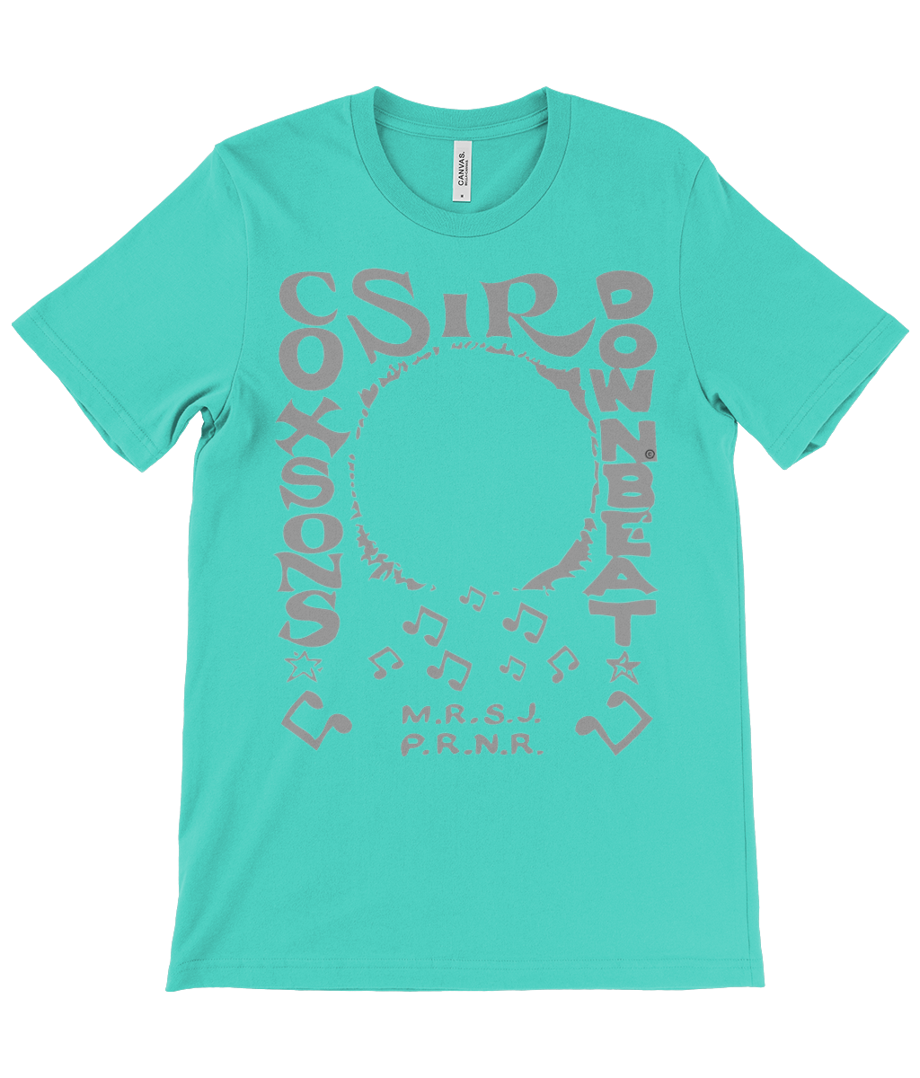 bloodsweatandtees | Sir Coxsons Downbeat t-shirt GREY/Teal