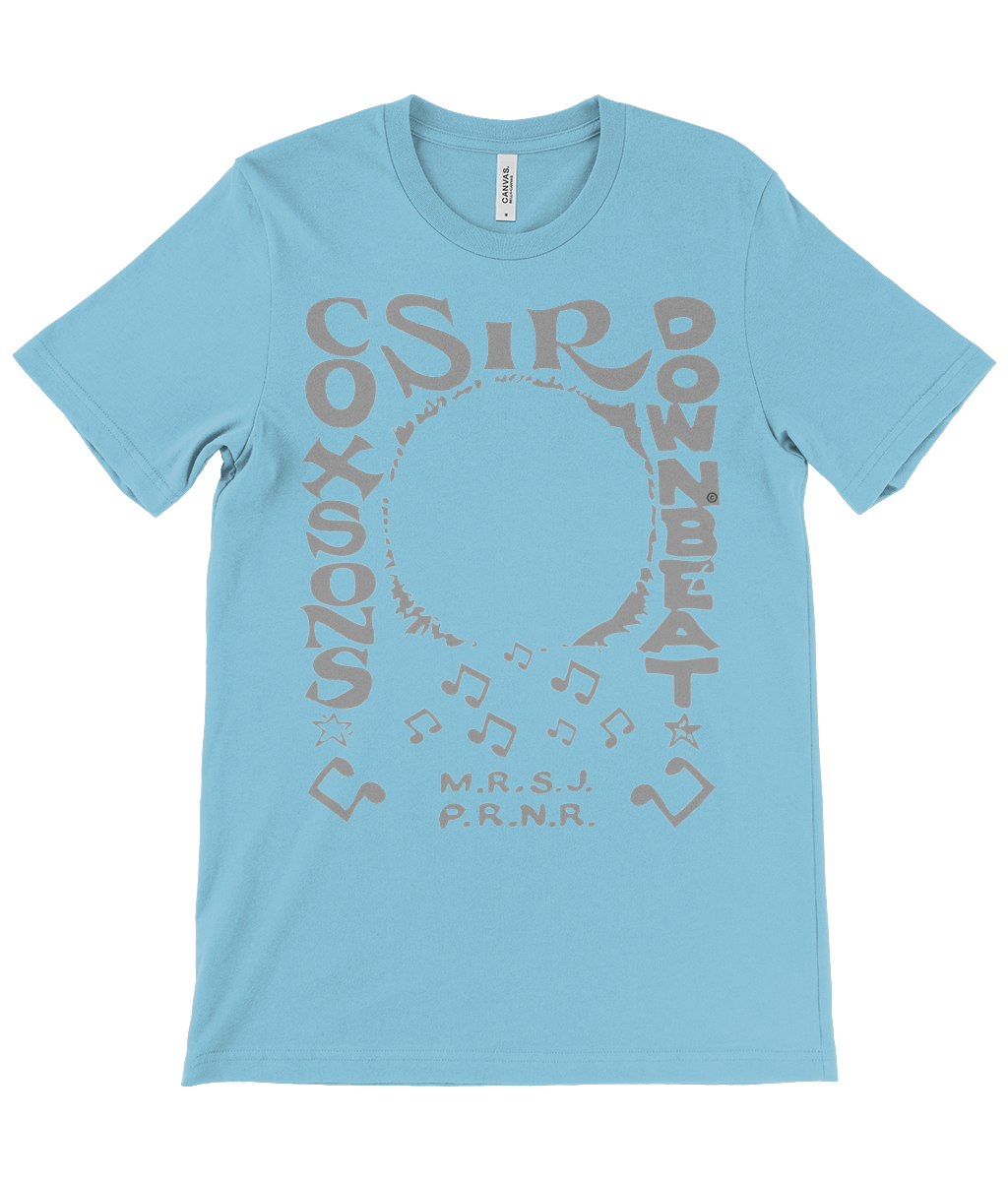 bloodsweatandtees | Sir Coxsons Downbeat t-shirt GREY/Ocean_Blue