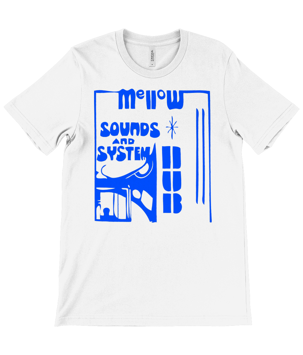 bloodsweatandtees | Mellow Sounds and System Dub t-shirt BLUE/white