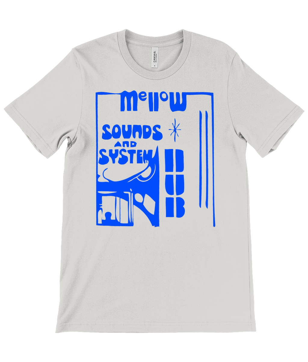 bloodsweatandtees | Mellow Sounds and System Dub t-shirt BLUE/Silver