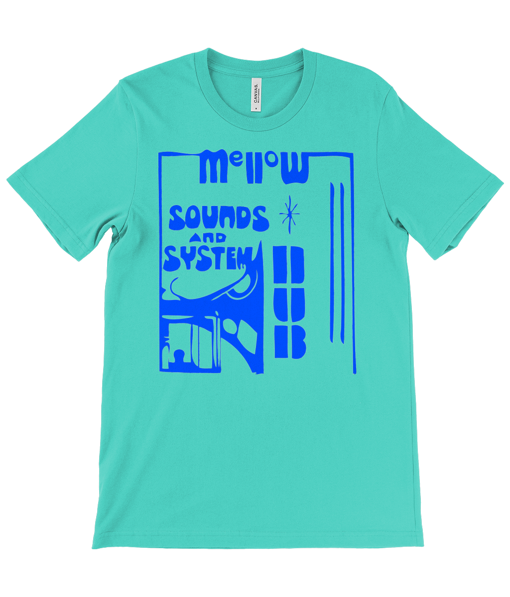 bloodsweatandtees | Mellow Sounds and System Dub t-shirt BLUE/Teal