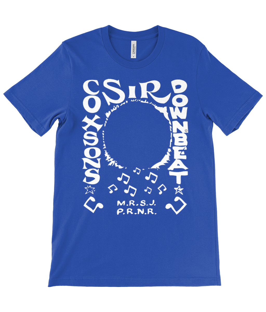 bloodsweatandtees | Sir Coxsons Downbeat t-shirt WHITE/Royal_Blue